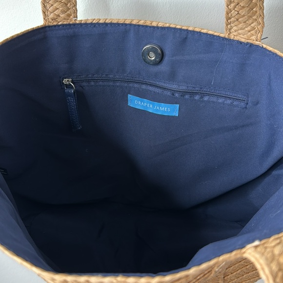Draper James Woven Shoulder Tote, Medium Size. New! Reese Witherspoon Brand! - Picture 2 of 3